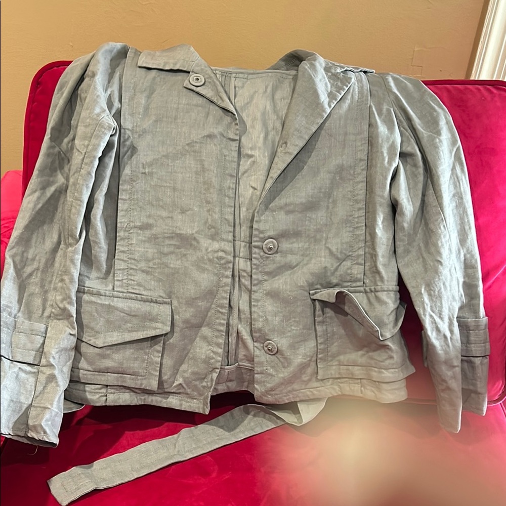 Theory Gray Trench Coat